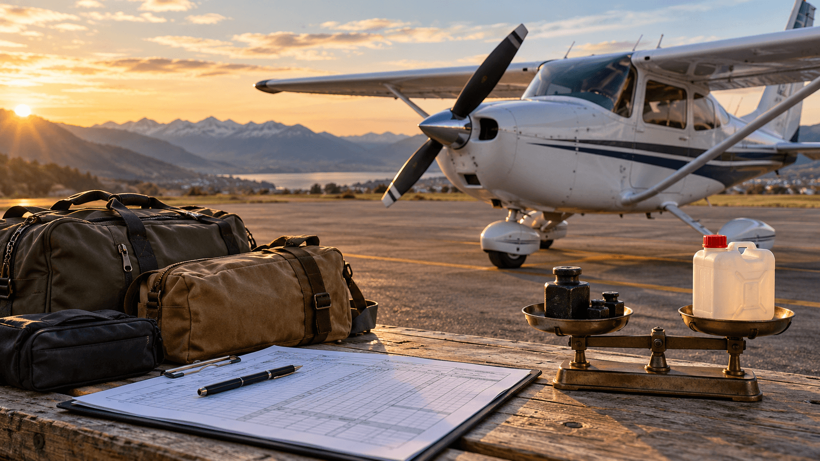 Masse et centrage avion : guide PPL étape par étape